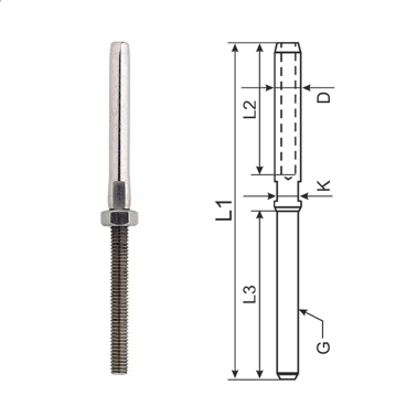 Обжимной нержавеющий фитинг (палец) AISI316 Обжимной нержавеющий фитинг (палец) AISI316