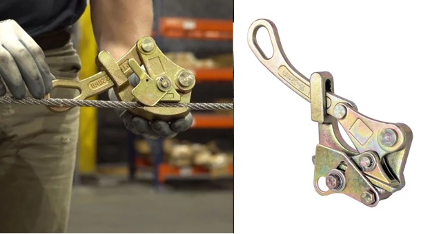 Захват-натяжитель для тросов и кабеля Захват-натяжитель для тросов и кабеля