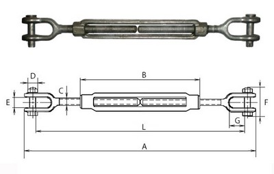 Тареп грузовой U.S type Drop Forged